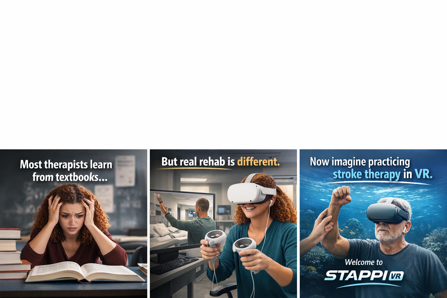 Revolutionizing therapy through VR training